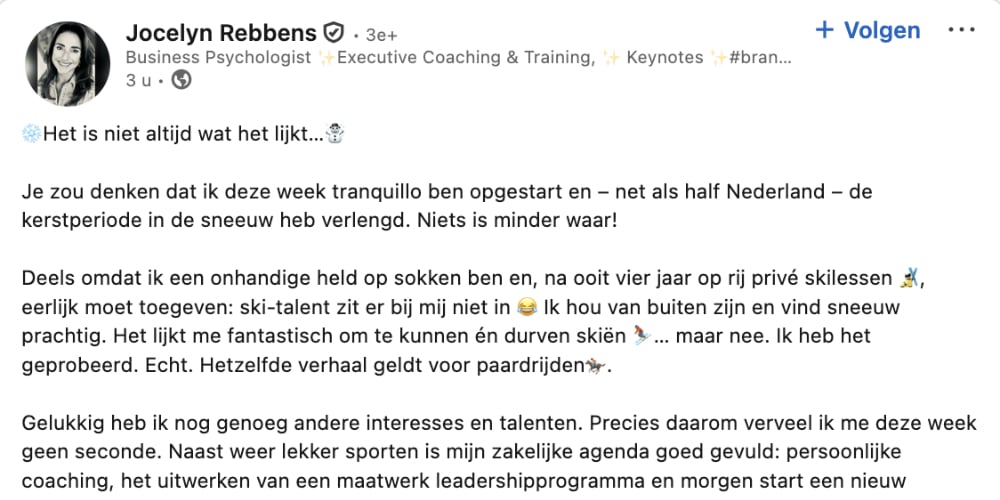rebbels linkedin Het is niet altijd wat het lijkt jocelyn rebbens
